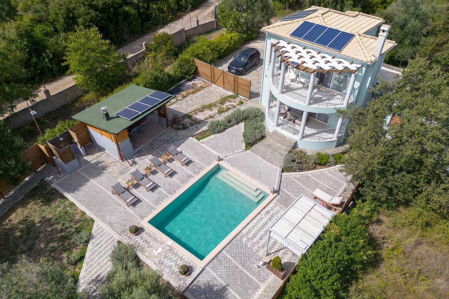 Villa Serenity - Off Grid Villa Poulades Exterior photo